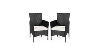 Slickblue 2 pcs Dining Chairs Set with Cushion Covers