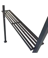 Outdoor Grill Gazebo 8 X 5 Ft, Shelter Tent, Double Tier Soft Top Canopy And Steel Frame