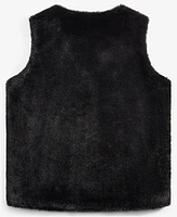 Epic Threads Girls Faux-Fur V-Neck Vest, Created for Macy's