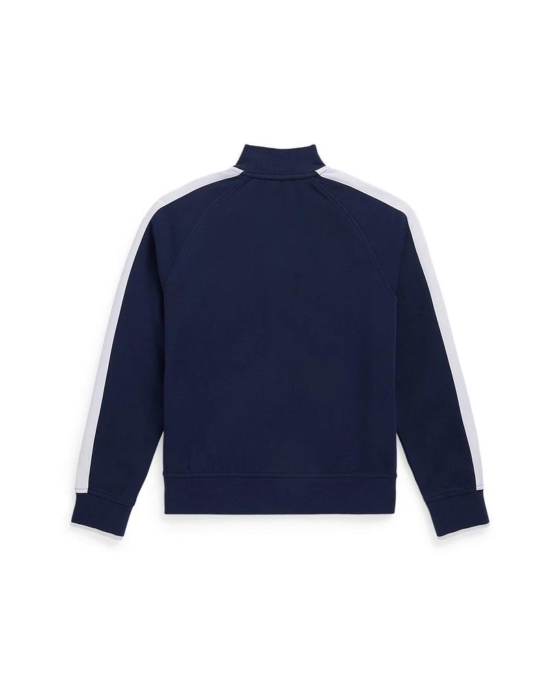 Polo Ralph Lauren Big Boys Striped Double-Knit Track Jacket