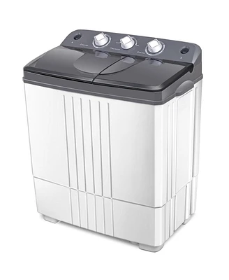 Slickblue Portable Semi-Automatic Twin-tub Washing Machine