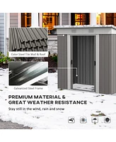 Secure and Spacious Outdoor Shed for Garden Tools and Equipment