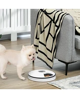 Simplie Fun Automatic Pet Feeder Precise Portions, Up to 6 Meals Daily