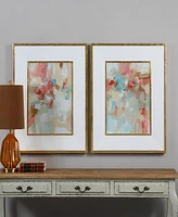 Uttermost A Touch of Blush and Rosewood Fences Framed Prints