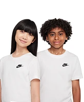 Nike Big Kids Sportswear Embroidered Logo Graphic T-Shirt