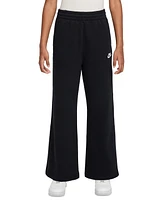 Nike Big Girls Sportswear Club Fleece Wide-Leg Sweatpants