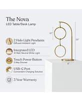Brightech Nova 24" Modern Dimmable Led Table Lamp