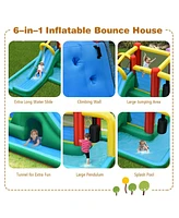 Inolait Slide Water Park Climbing Bouncer Pendulum Chunnel Game without Air-blower