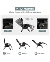 Inolait Outdoor Folding Zero Gravity Reclining Lounge Chair