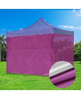 Instahibit Sidewall Block Out UV50+ Fit 10x10Ft Pop up Canopy 1 Piece Patio