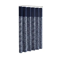 Home Outfitters Grey Jacquard Shower Curtain 72"W x 72"L, Shower Curtain for Bathrooms, Transitional