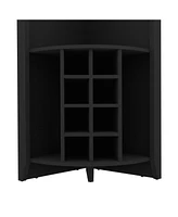 Fm Furniture Bouvet Corner Bar Cabinet