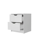 Fm Furniture Dillon 2 Drawers Nightstand
