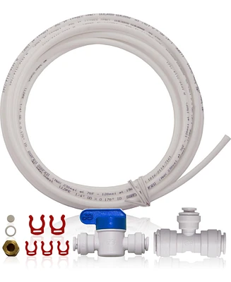 Apec Water Systems Icemaker Kit for Apec Quick Dispense Reverse Osmosis System - 3/8" to 1/4" Od Tubing - Assorted Pre