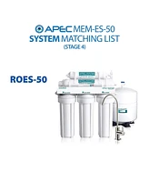 Apec Water Systems Apec Reverse Osmosis Membrane 30-50 Gpd for Essence Roes-50 Systems