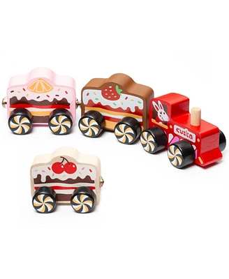 Cubika Wise Elk/Cubika Wooden toy - Train Cakes - Assorted Pre