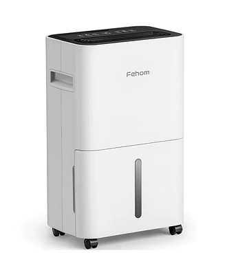 Waykar Fehom 50 Pints Dehumidifier for Home Basements 4,500 Sq.Ft with Drain Hose Timer