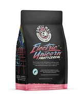 Bones Coffee Company Electric Unicorn Flavored Ground Coffee Beans Fruity Cereal With Milk Flavor | 12 oz Medium Roast Arabica Low Acid Coffee | Gourm