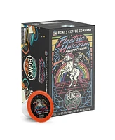 Bones Coffee Company Flavored Coffee Bones Cups Electric Unicorn Fruity Cereal Flavor | 12 ct Single-Serve Coffee Pods Compatible With 1.0 & 2.0 Keuri