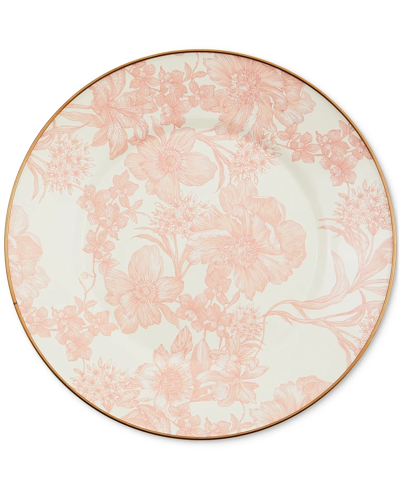 Mackenzie-Childs Rosy English Garden Dinner Plate