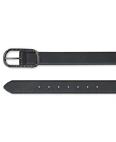 Steve Madden Women's Baguette Buckle Belt