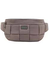 Steve Madden Women's Oversized Woven Belt Bag