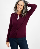 Style & Co Women's Button-Up Cardigan, Pp-4X, Created for Macy's