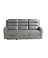 Relax A Lounger 77.2"W Polyester Akron Power Reclining Sofa