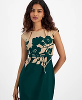 Connected Petite Floral Sheath Dress