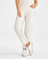 Style & Co Women's Mid-Rise Tapered Girlfriend Jeans, Created for Macy's