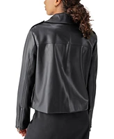 Sanctuary Women's Ryder Faux-Leather Moto Jacket