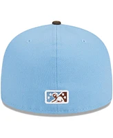 New Era Men's Light Blue Aberdeen Iron Birds Theme Nights Harford County Cookies 59FIFTY Fitted Hat