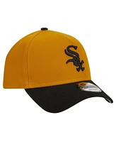 New Era Men's Gold/Black Chicago White Sox Rustic A-Frame 9FORTY Adjustable Hat