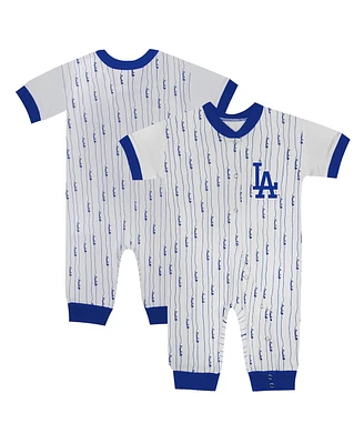 Fanatics Baby White Los Angeles Dodgers Logo Best Series Full-Snap Jumper