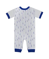 Fanatics Baby White Los Angeles Dodgers Logo Best Series Full-Snap Jumper