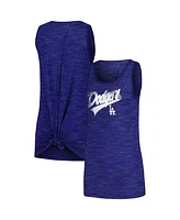 New Era Women's Royal Los Angeles Dodgers Space-Dye Active Tank Top