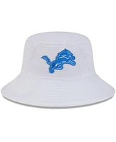 New Era Big Boys and Girls White Detroit Lions 2024 Nfl Training Camp Bucket Hat