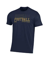 Under Armour Men's Navy Notre Dame Fighting Irish 2024 Sideline Football Performance T-Shirt