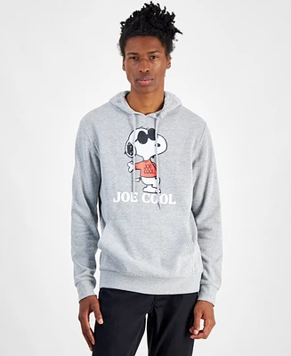 Hybrid Men's Peanuts Joe Cool Regular-Fit Printed Fleece Hoodie