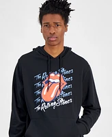 Hybrid Men's Rolling Stones '76 Tour Regular-Fit Printed Fleece Hoodie