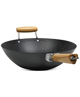 Sedona Kitchen Carbon Steel Nonstick Helper Handle 14" Wok