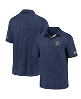 Fanatics Men's Navy Philadelphia Union Iconic Defender Raglan Polo