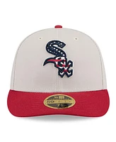 Men's New Era Red Chicago White Sox Fourth of July Low Profile 59FIFTY Fitted Hat