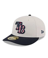 New Era Men's Black Tampa Bay Rays 2024 Fourth of July Low Profile 59FIFTY Fitted Hat