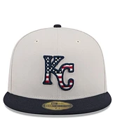 New Era Men's Black Kansas City Royals 2024 Fourth of July 59FIFTY Fitted Hat