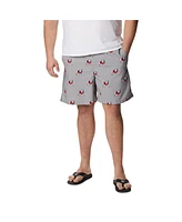 Columbia Men's Gray Georgia Bulldogs Big Tall Backcast Ii Allover Print Omni-Shade Shorts