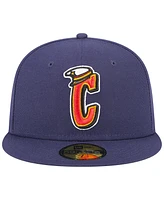 New Era Men's Navy Lake County Captains Theme Nights 20th Anniversary Alternate 2 59FIFTY Fitted Hat