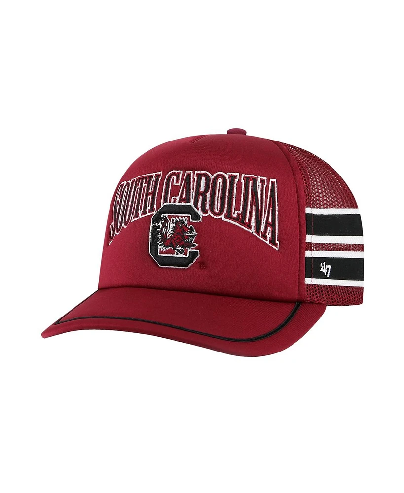 '47 Brand Men's Garnet South Carolina Gamecocks Sideband Trucker Adjustable Hat