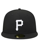 New Era Men's Pittsburgh Pirates Logo 59FIFTY Fitted Hat