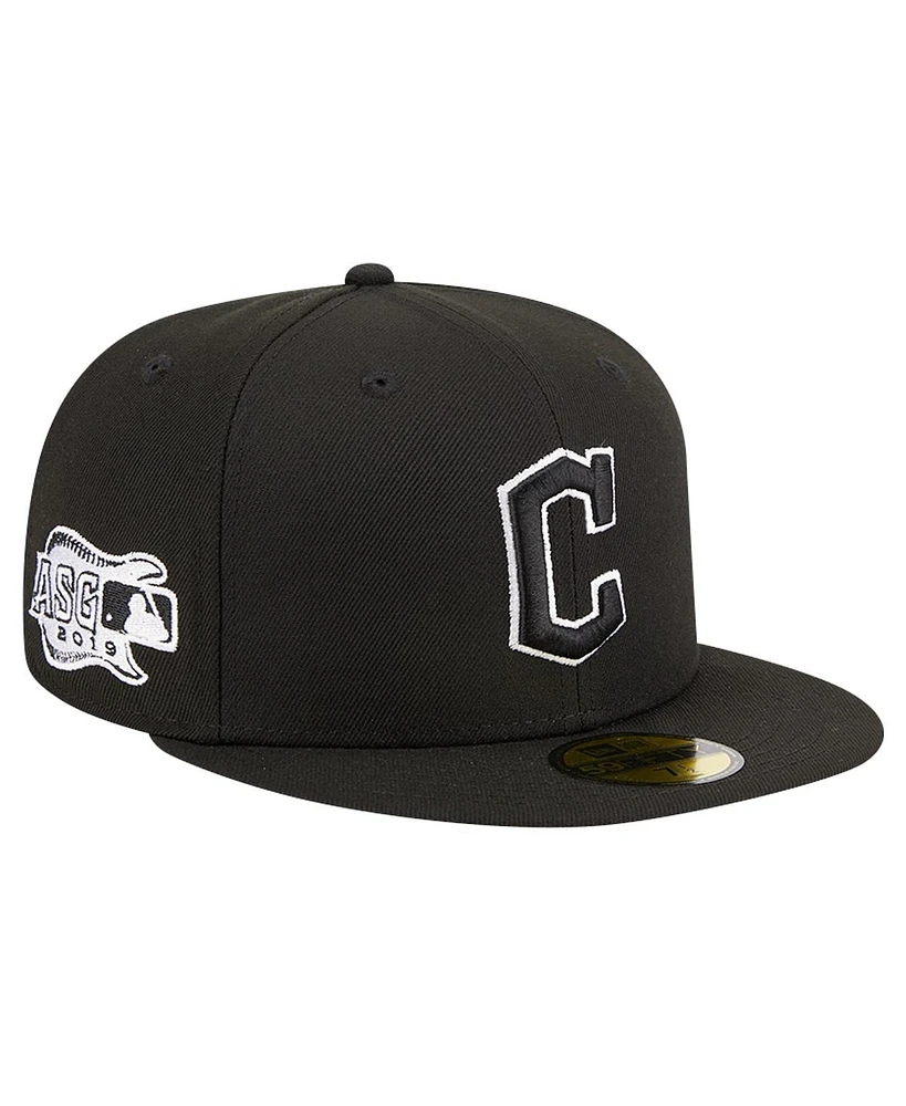 New Era Men's Cleveland Guardians Logo 59FIFTY Fitted Hat